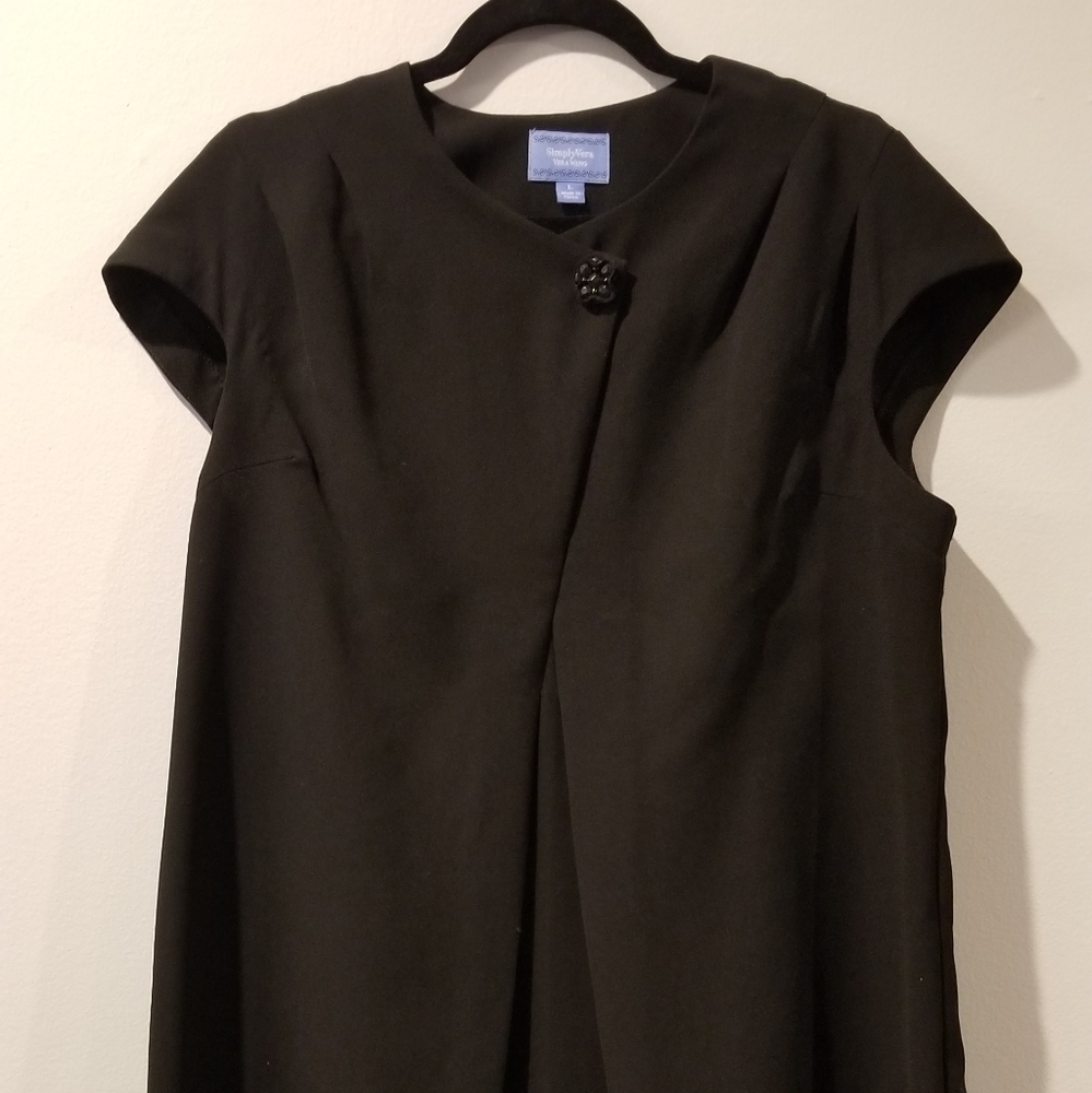 Black Simply Vera Vera Wang Dress - Large
